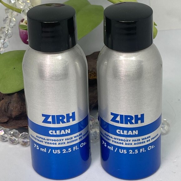 2x Zirh Clean Alpha Hydroxy Face Wash - 2.5 oz /75 ml - New - Picture 2 of 4